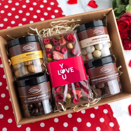 Prezent na Walentynki "Love You"