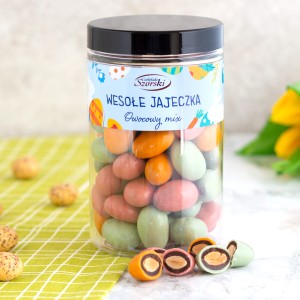 Czekoladowe jajeczka - migdały na Wielkanoc - mix 