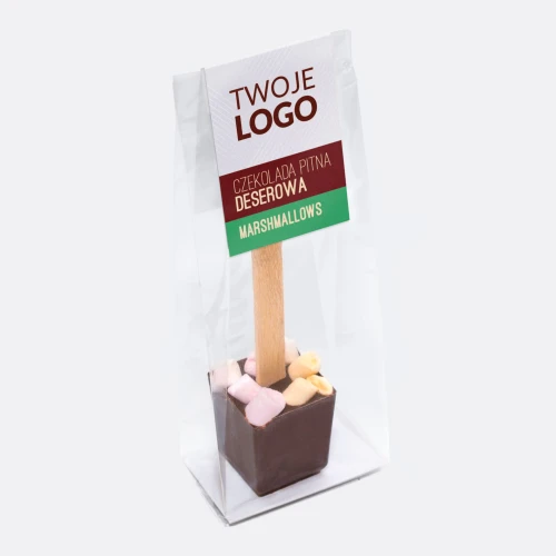 Choco-stick z logo firmy