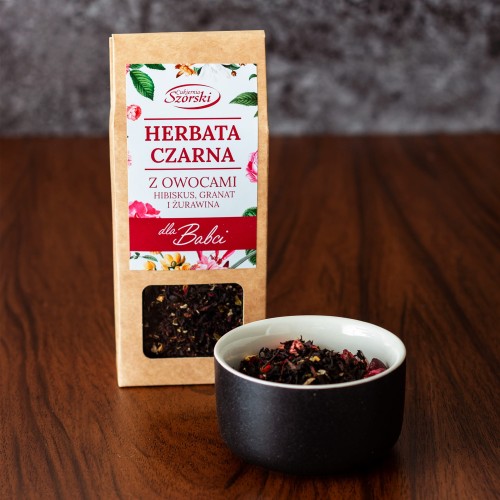 Herbata czarna z owocami dla Babci