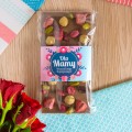 Tabliczka czekolady - Dzień Matki – różowa