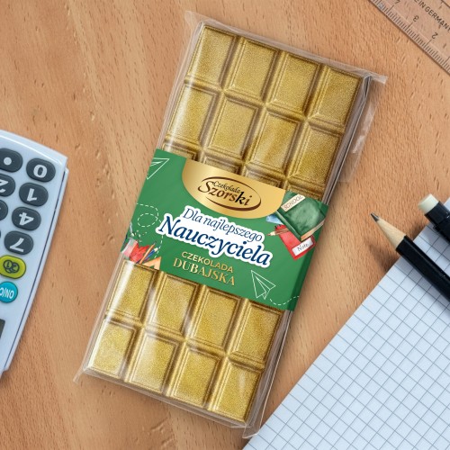 Czekolada Dubajska dla Nauczyciela Dubai Style z pistacjami 190 g