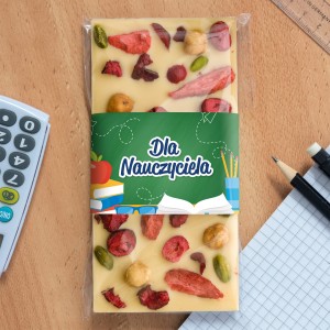 Czekolada dla Nauczyciela - ręcznie robiona tabliczka