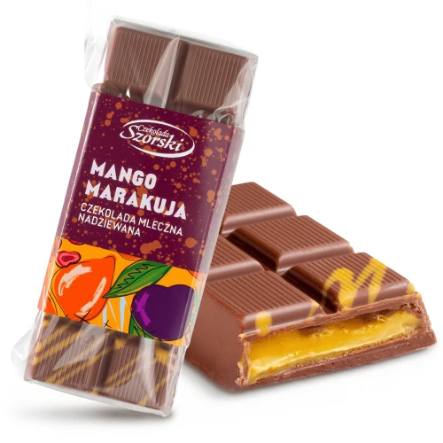 Czekolada nadziewana - mango marakuja