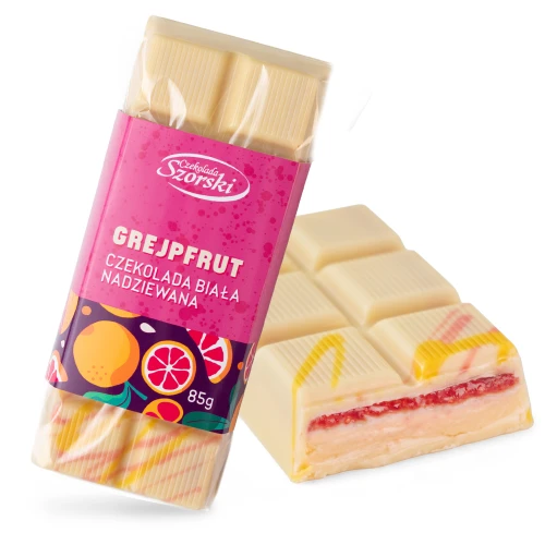 Czekolada nadziewana - Grejpfrut