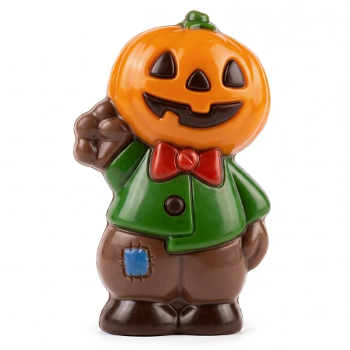 Halloweenowy ludzik z czekolady