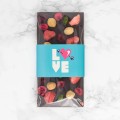 Czekolada z okazji Walentynek z napisem LOVE – deserowa, zielone