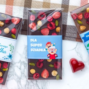 Czekolada z okazji Dnia Dziadka "Dla Super Dziadka"