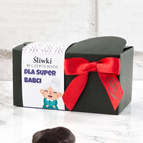 Śliwki w czekoladzie "Dla Super Babci"